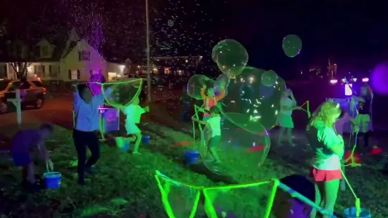 What Is a Glow Bubble Party? video