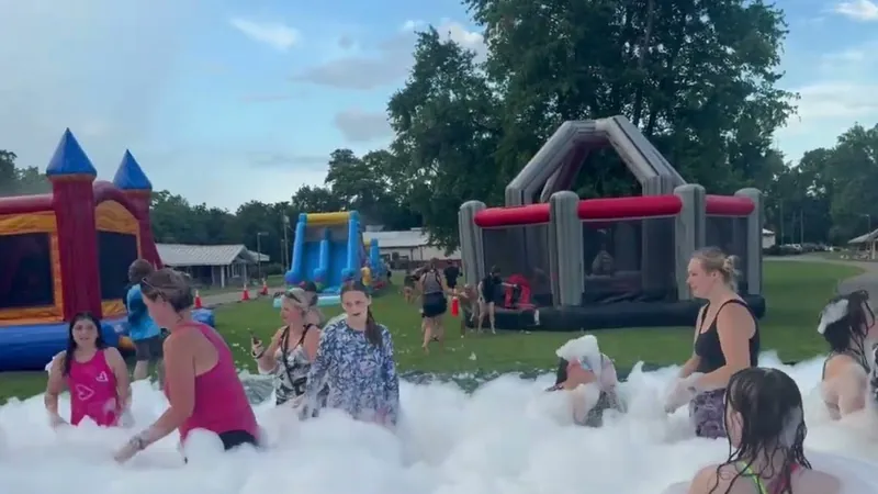 How to Host a Foam Party video